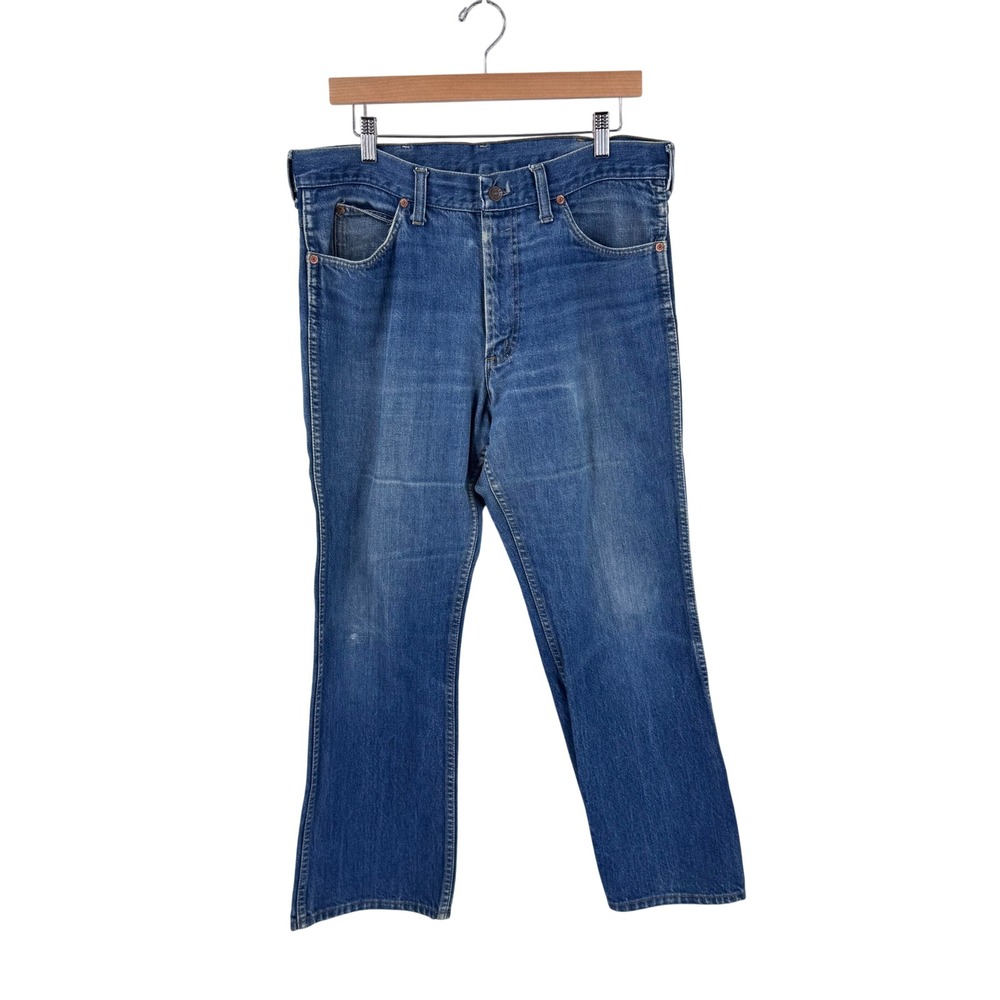 Vintage Roebucks Jeans Blue 35x28 Denim Western Workwear High Rise Straight Leg